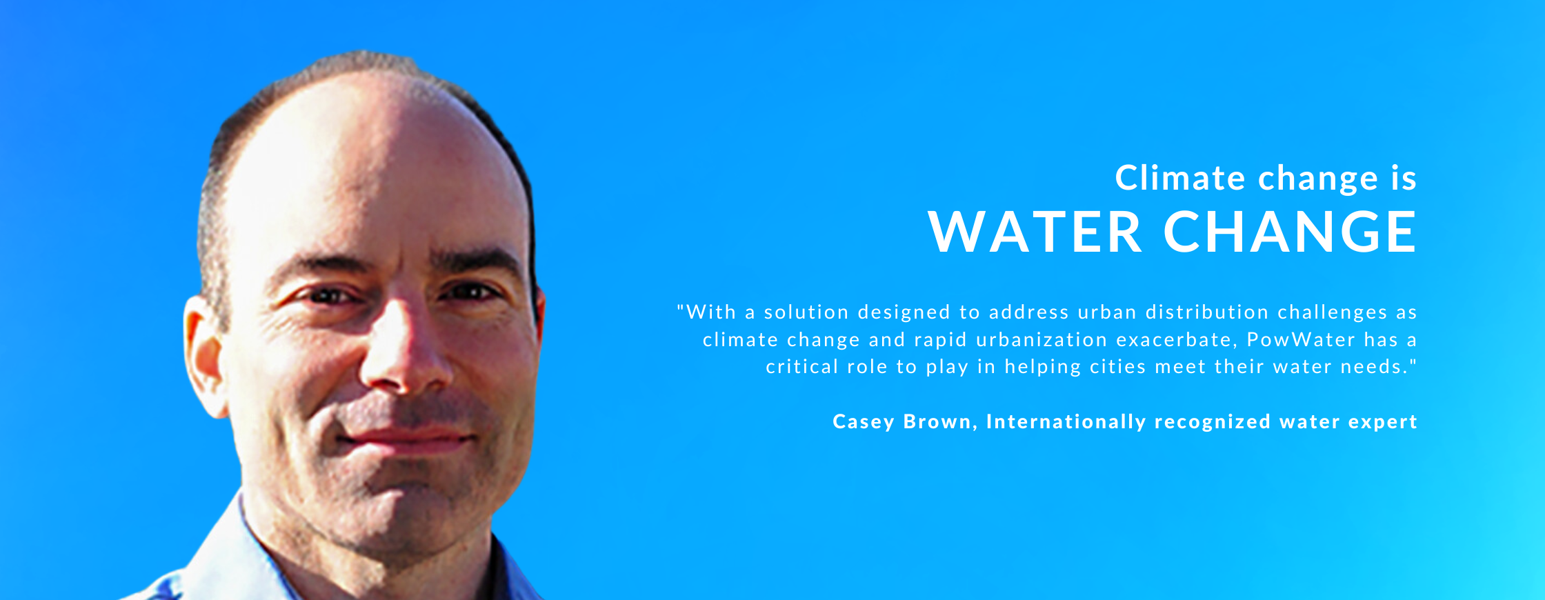 Casey Brown: Climate Change Is Water Change